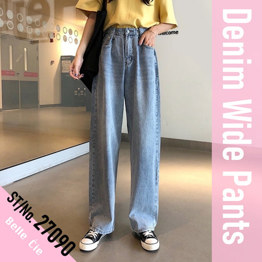 Pants/ ハイウェストワイド デニムパンツ ST/No.27090