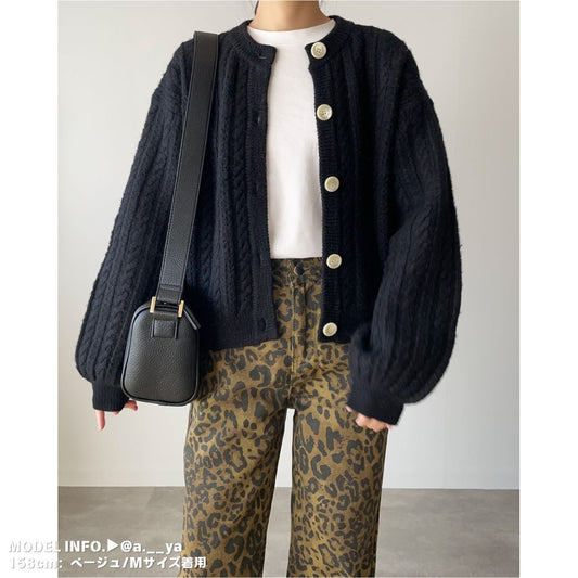 冬→春の韓国カジュアル4選：ニット×ワイドパンツ