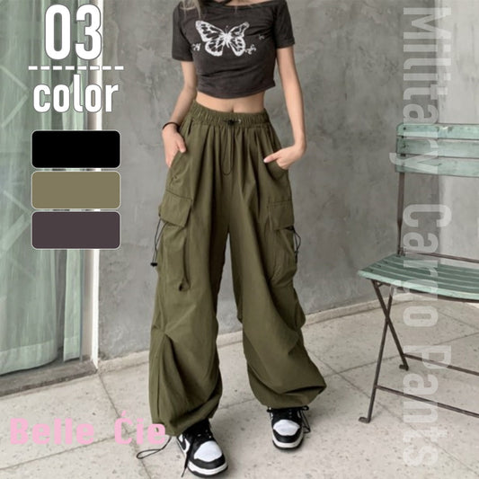 カーゴパンツ×スニーカーで完成！2026春のミリタリーストリートコーデ術｜Belle Cie