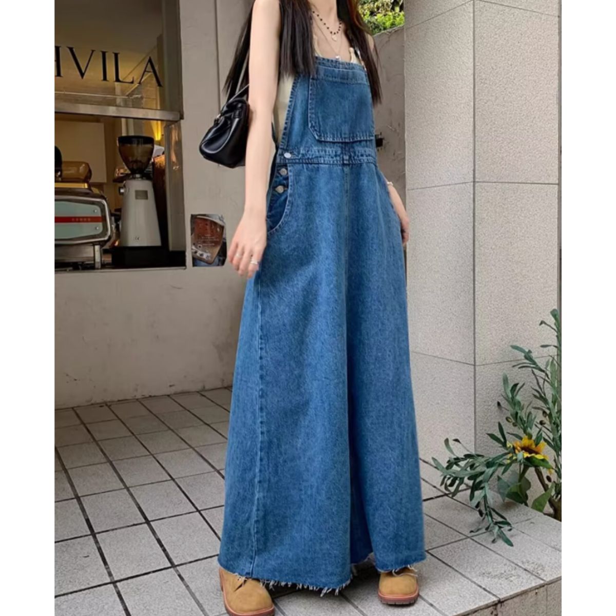 Dress/カットオフデニムジャンスカ ST/No.22002