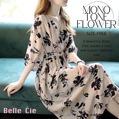 Dress/カシュクールフラワーワンピース ST/No.22016