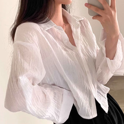 Shirts/アースカラーロールアップシャツ ST/No.22023