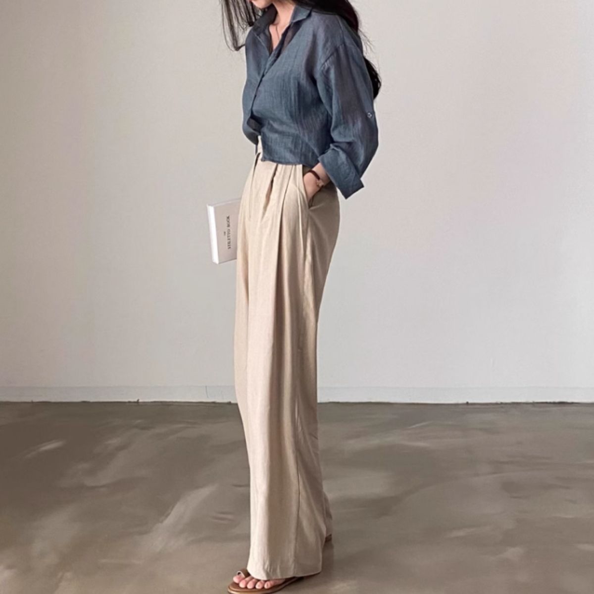 Shirts/アースカラーロールアップシャツ ST/No.22023