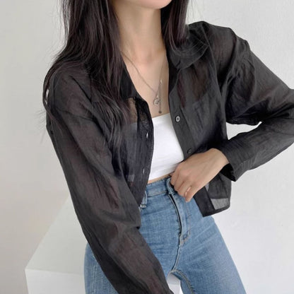 Shirts/アースカラーロールアップシャツ ST/No.22023