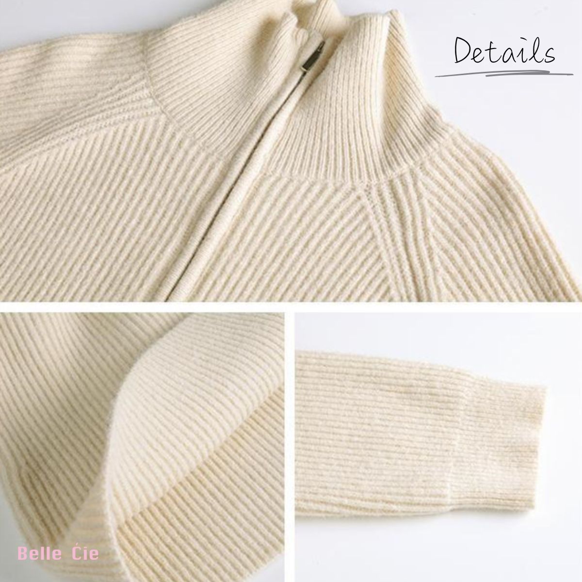 Knit/ハーフジップニットワンピース ST/No.22031
