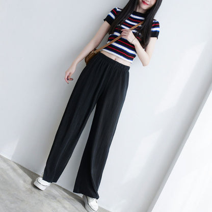 Pants/セルフカットプリーツワイドパンツ ST/No.22035