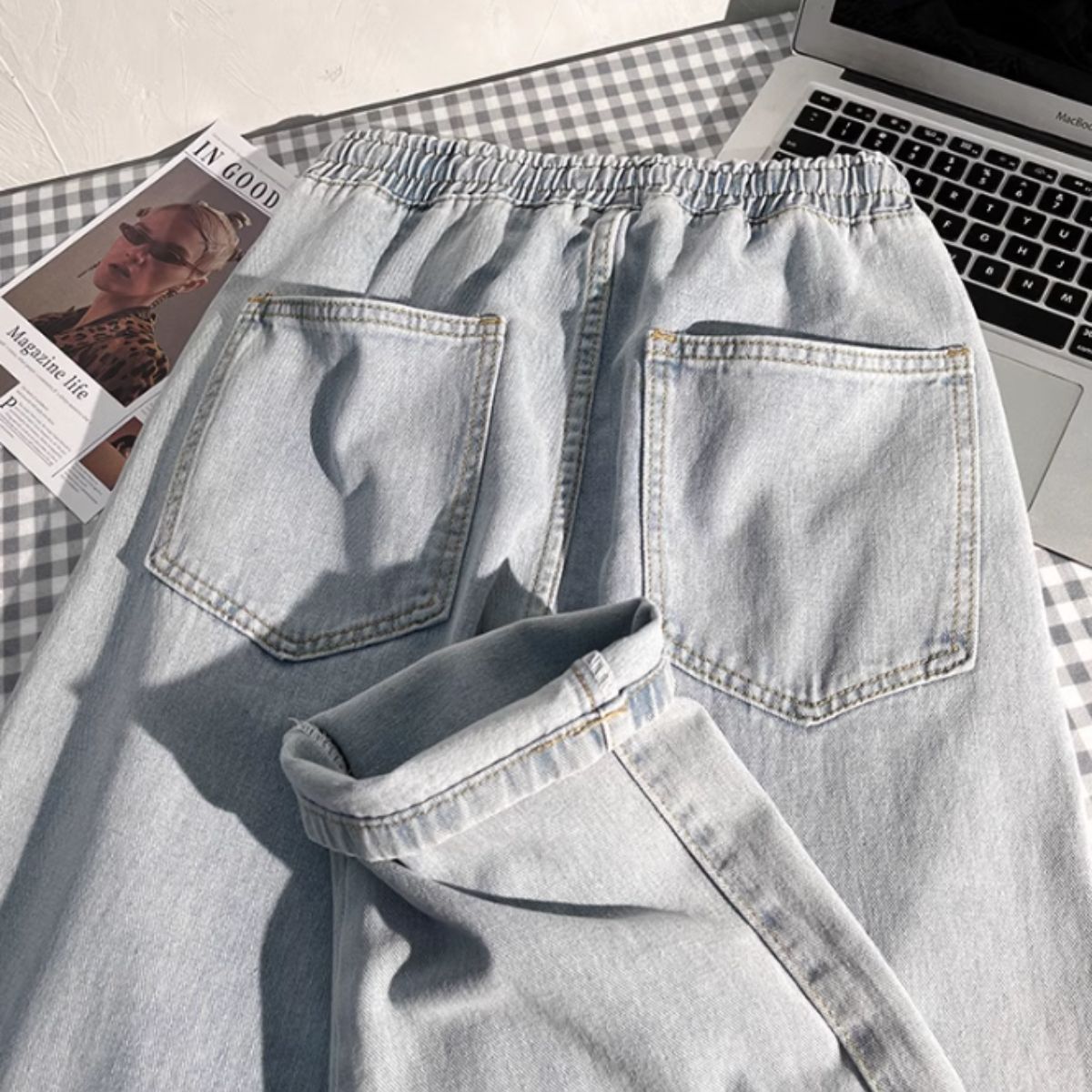 Pants/セミワイドテーパードパンツ ST/No.22037