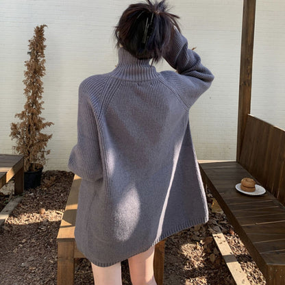 Knit/スリットジップニットプルオーバー ST/No.22038