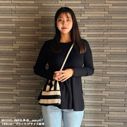 Knit/ペプラムニットトップス ST/No.22042