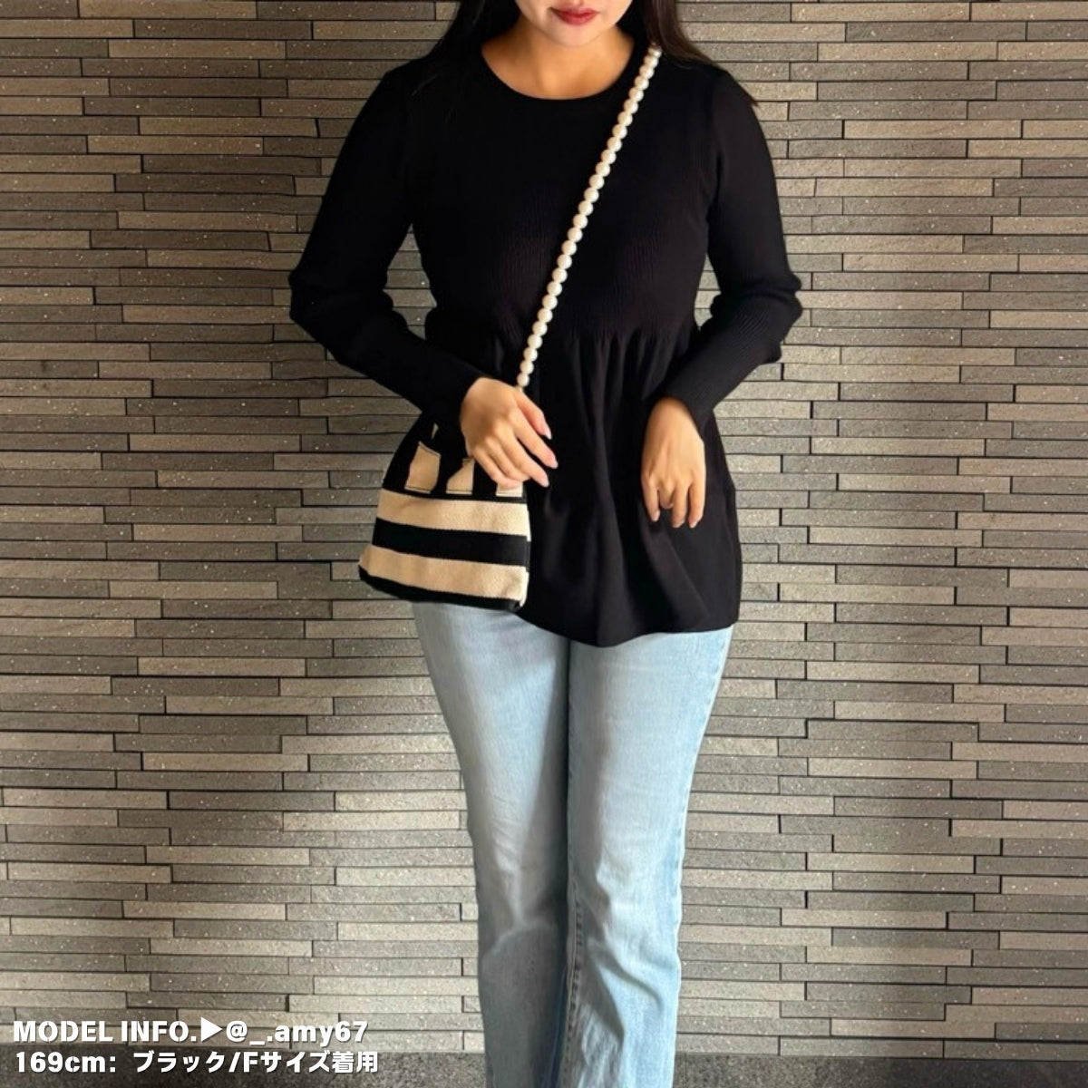 Knit/ペプラムニットトップス ST/No.22042