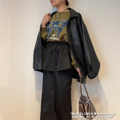 Tops/バタフライ裏起毛トレーナー ST/No.22046