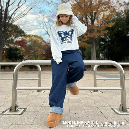 Tops/バタフライ裏起毛トレーナー ST/No.22046
