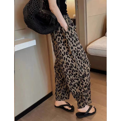 Pants/レオパード総柄イージーパンツ ST/No.22064