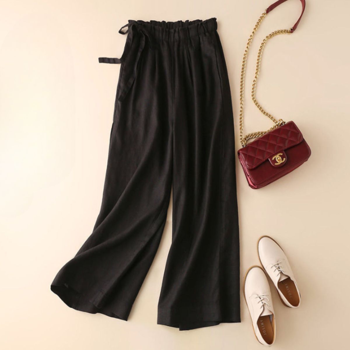 Pants/リネン調ストレートパンツ ST/No.22075