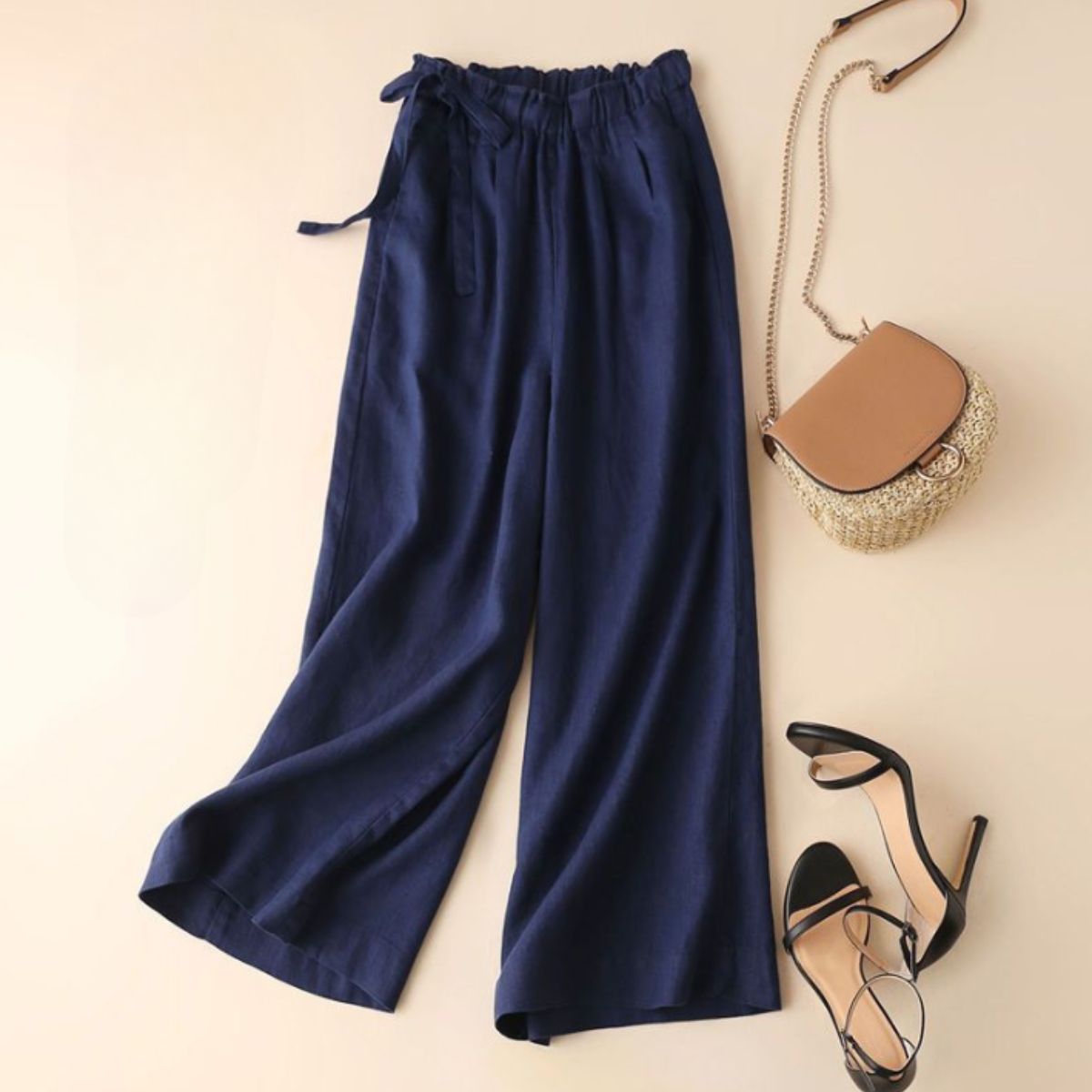 Pants/リネン調ストレートパンツ ST/No.22075