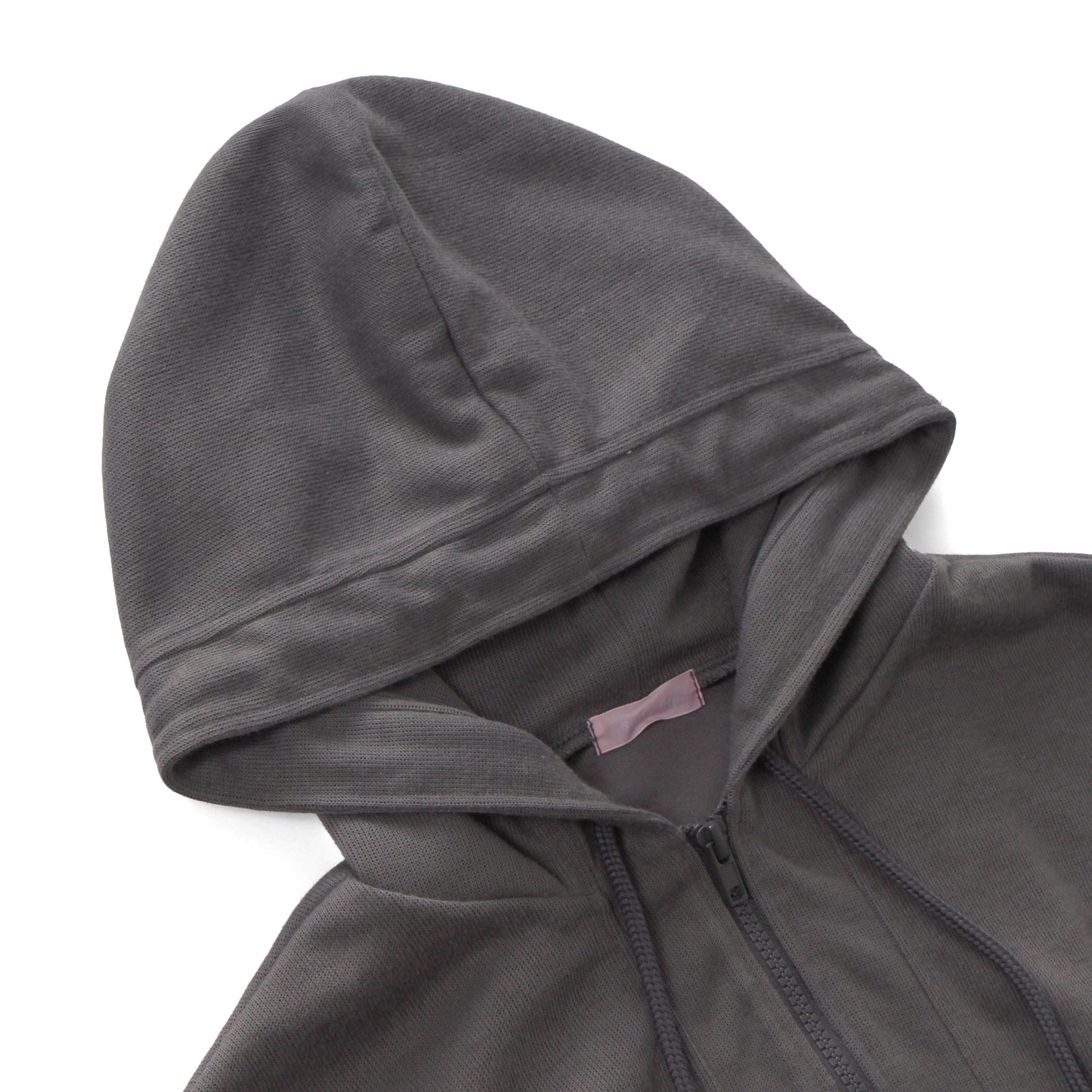 ジップパーカー レディース ショート丈 クロップド スウェット 軽防寒 羽織り 韓国ファッション Belle Cie ST/No.22083