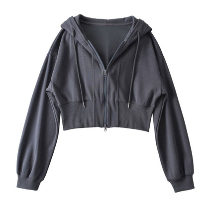 Parka/ショートスウェットジップパーカー ST/No.22083