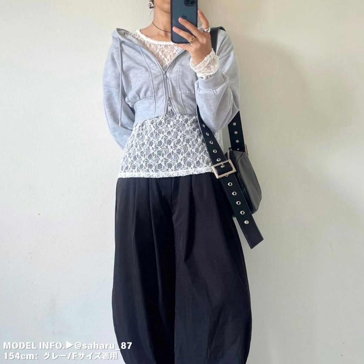 Parka/ショートスウェットジップパーカー ST/No.22083