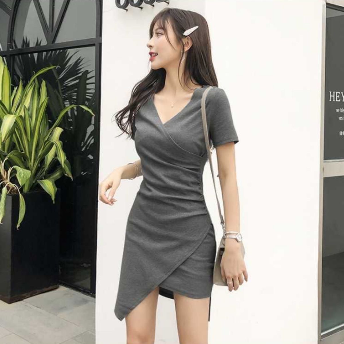 Dress/カシュクールタイトワンピース ST/No.22088