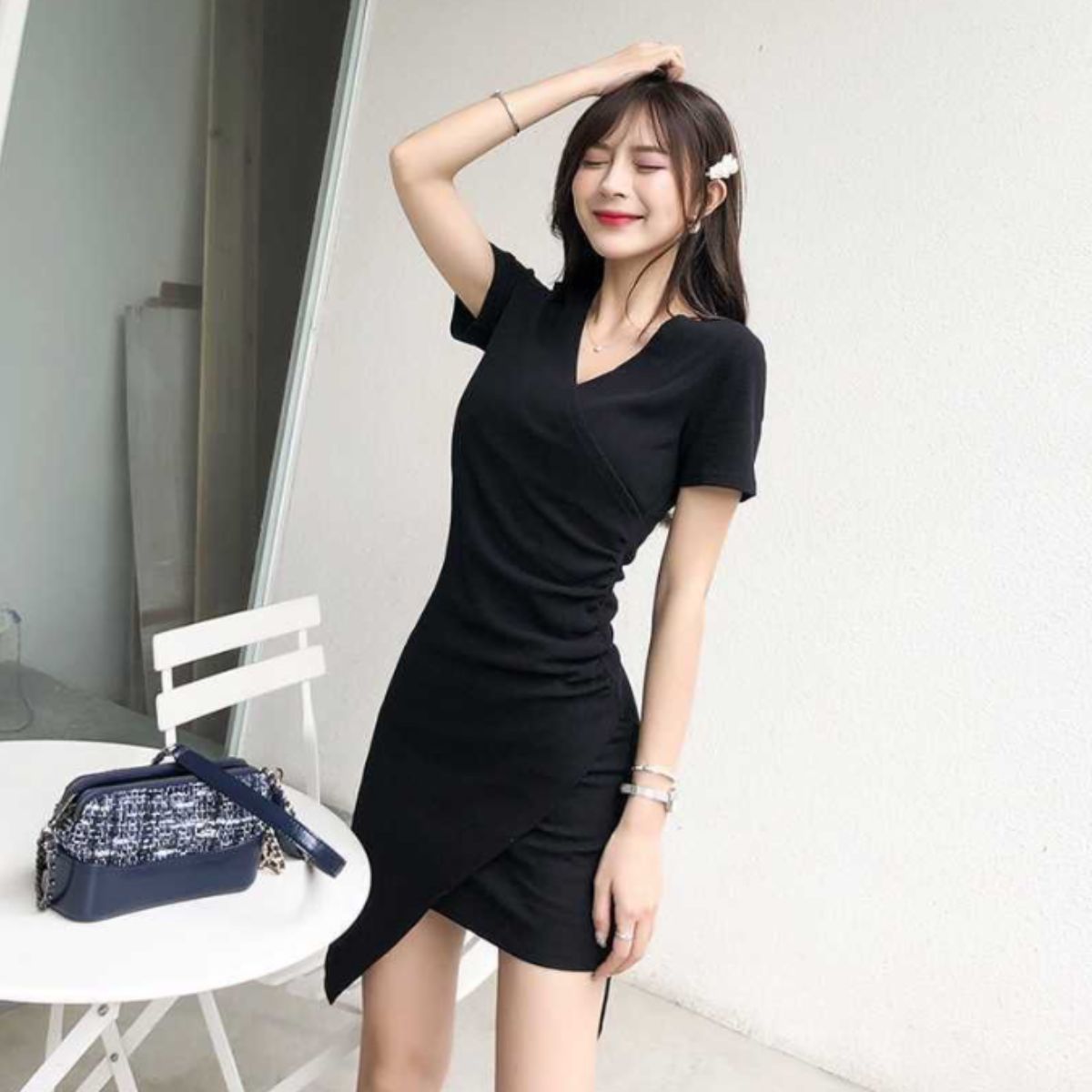 Dress/カシュクールタイトワンピース ST/No.22088