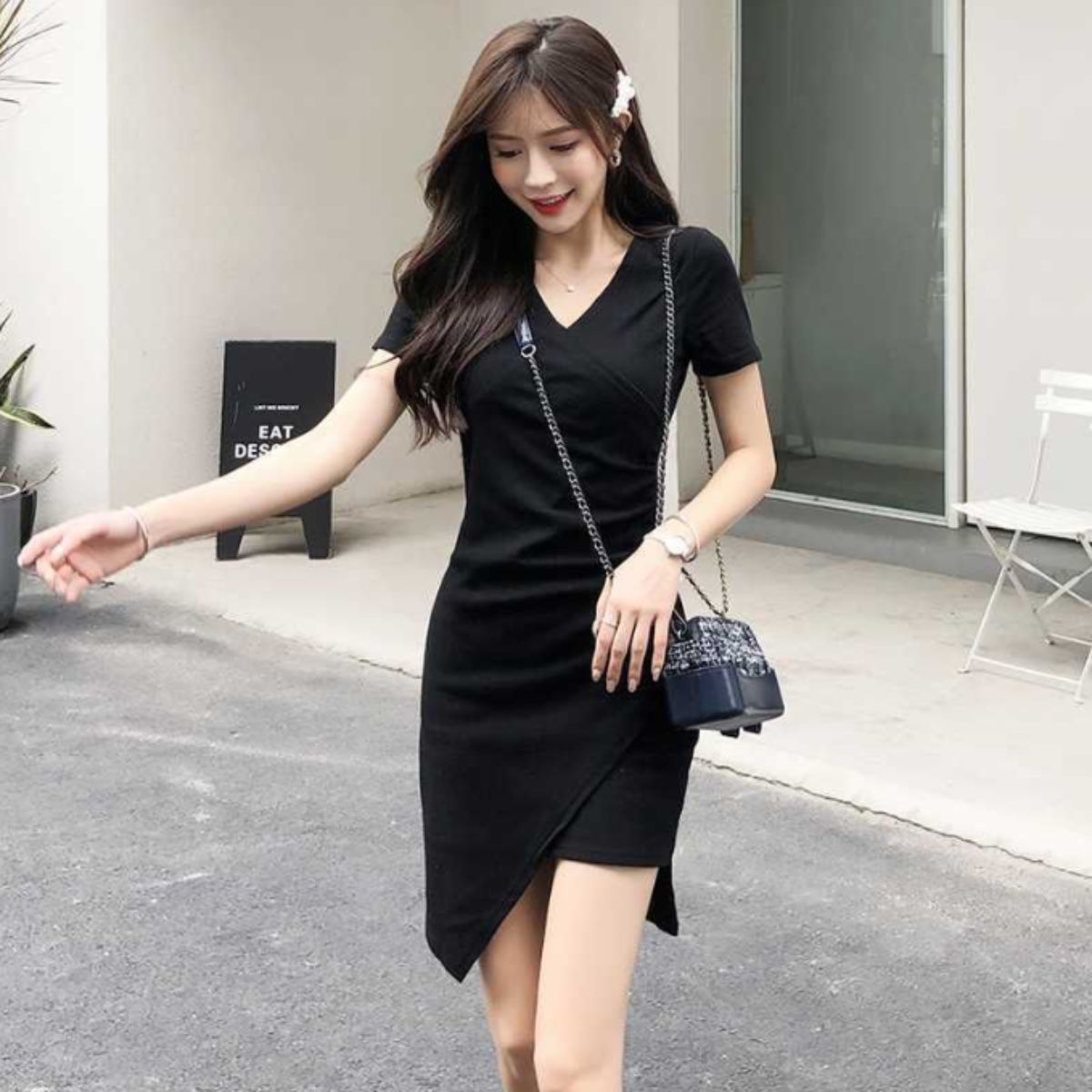 Dress/カシュクールタイトワンピース ST/No.22088