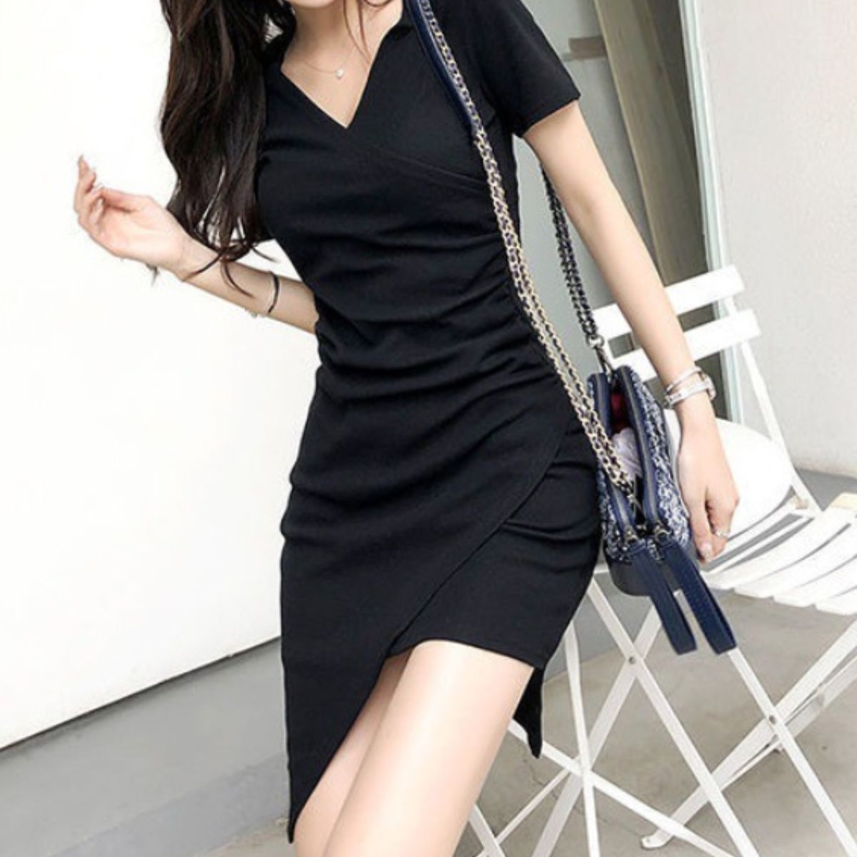 Dress/カシュクールタイトワンピース ST/No.22088