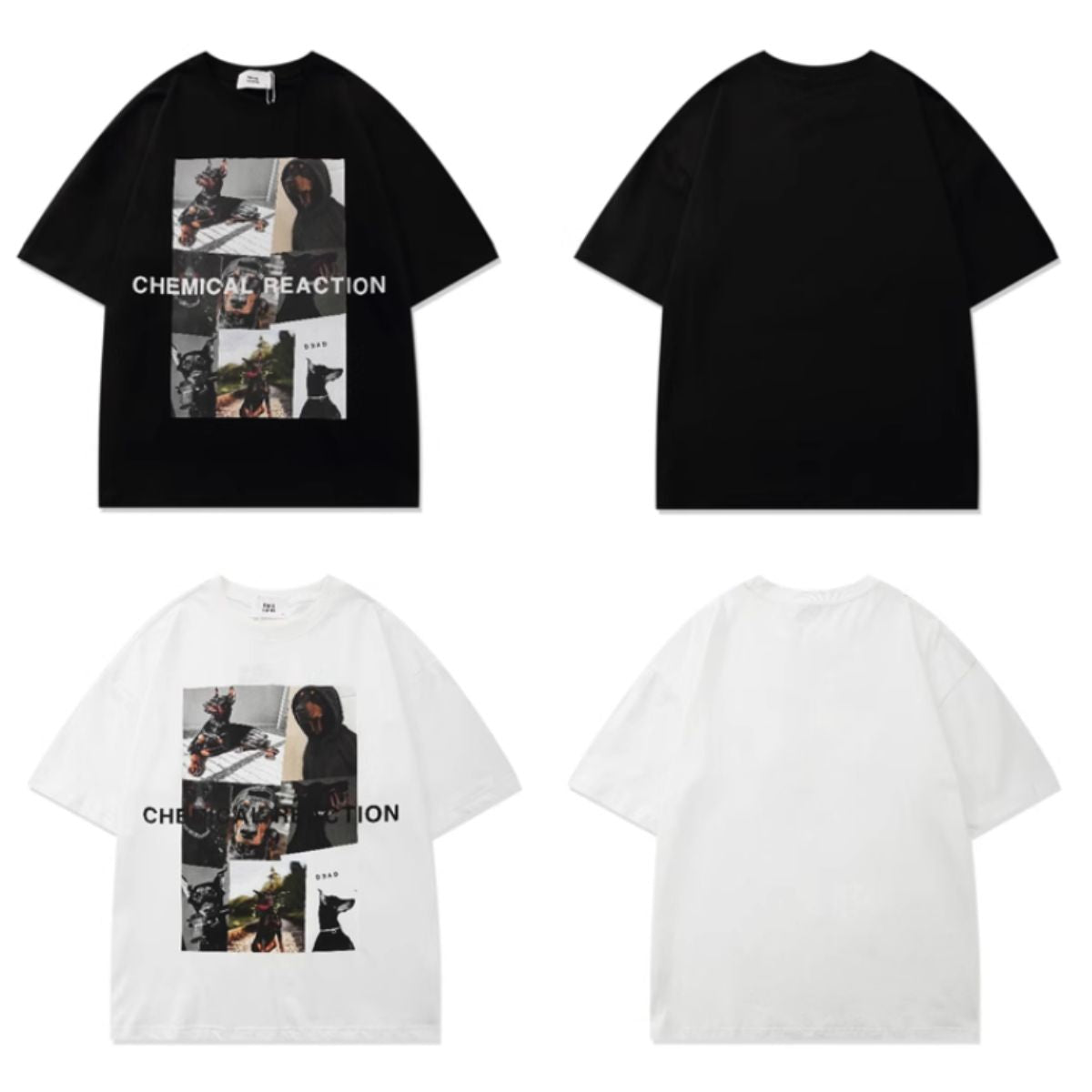 T-Shirts/ドーベルマン転写プリントＴシャツ ST/No.22089