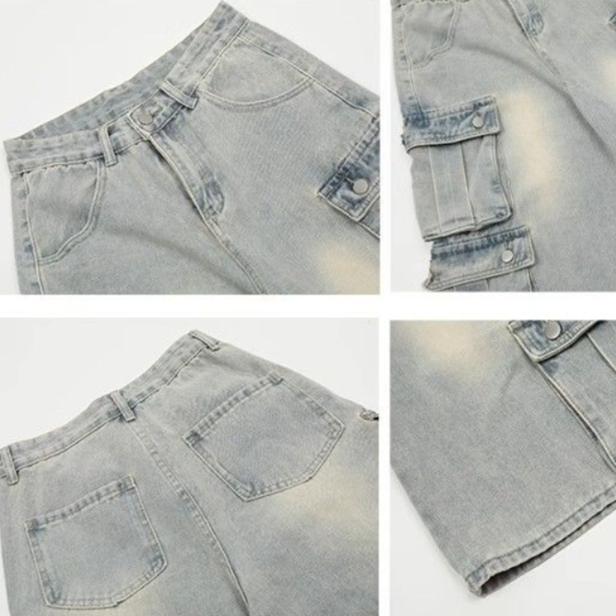 Pants/カーゴデニムハーフパンツ ST/No.22091