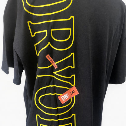 ネオンTシャツ ブラック 実物撮影 デザイン部分