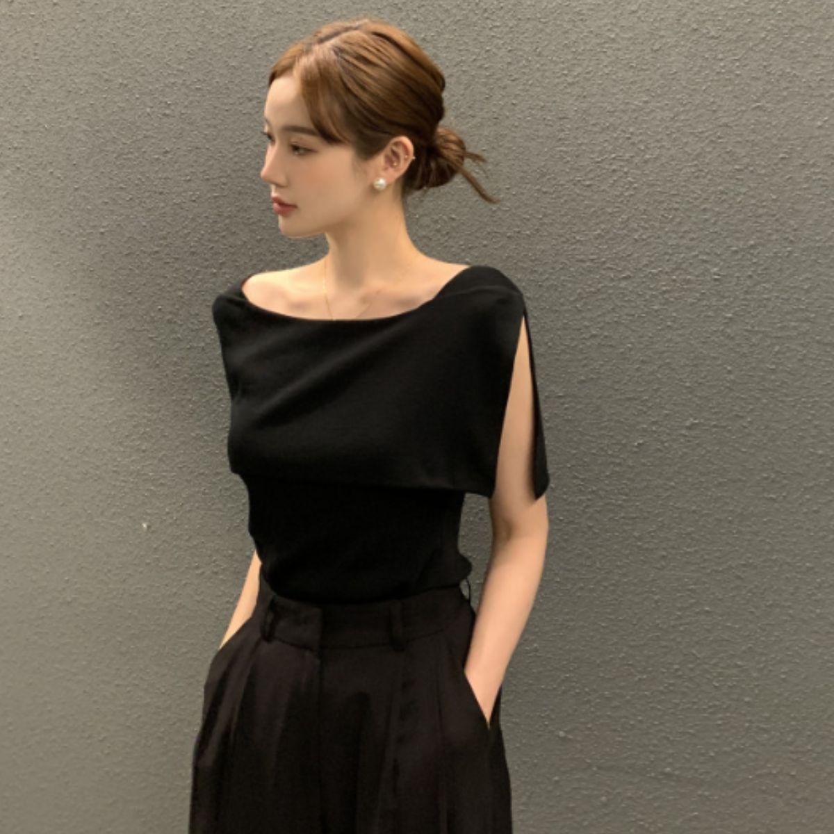 Knit/ノースリーブニットトップス ST/No.22097