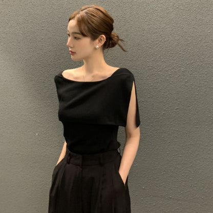 Knit/ノースリーブニットトップス ST/No.22097