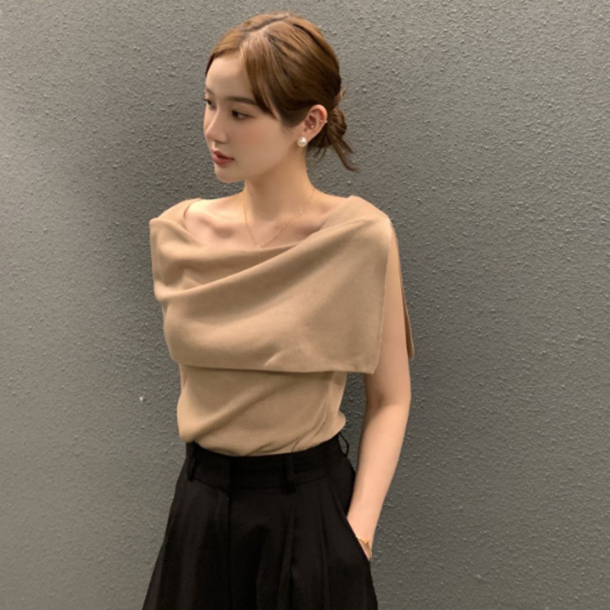 Knit/ノースリーブニットトップス ST/No.22097