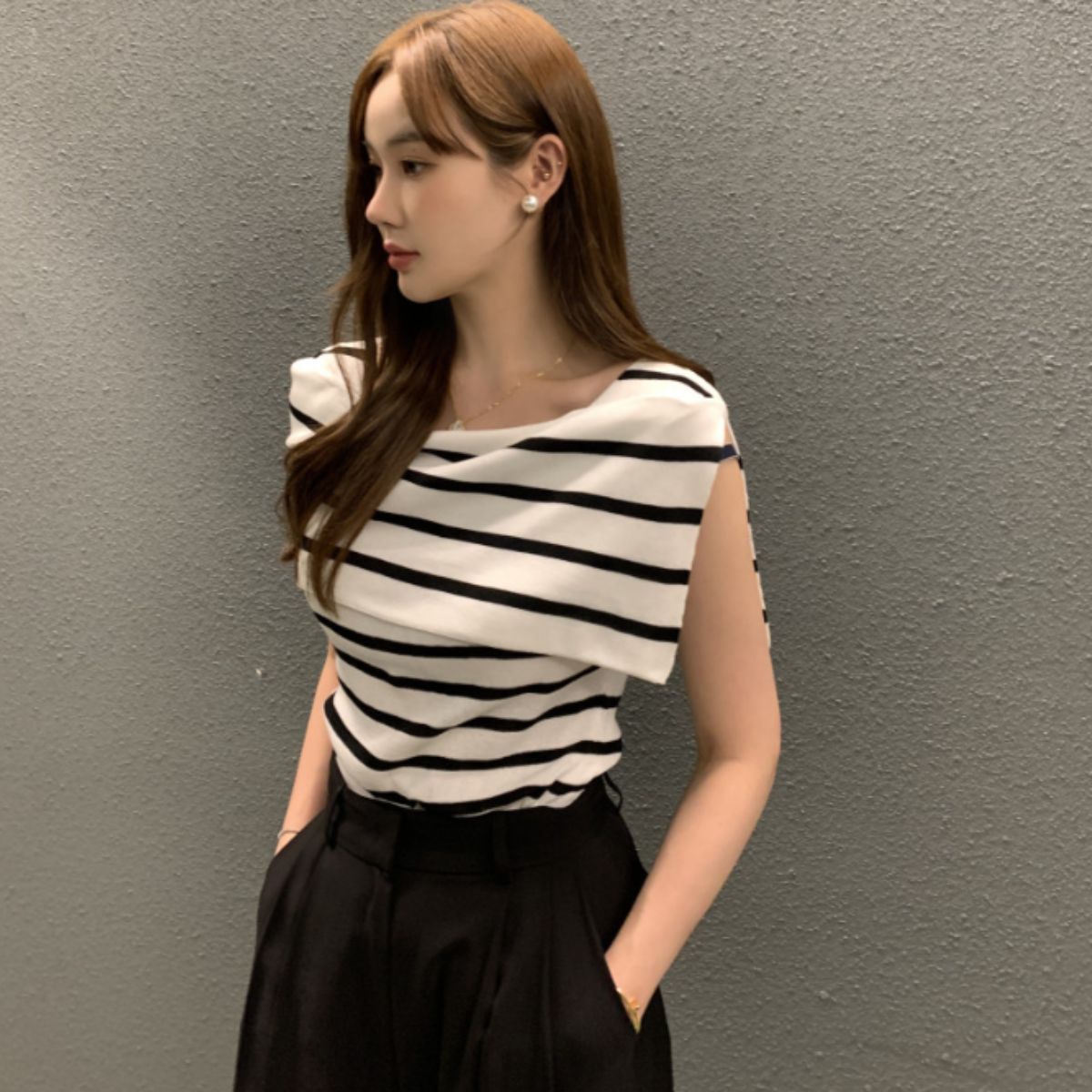 Knit/ノースリーブニットトップス ST/No.22097