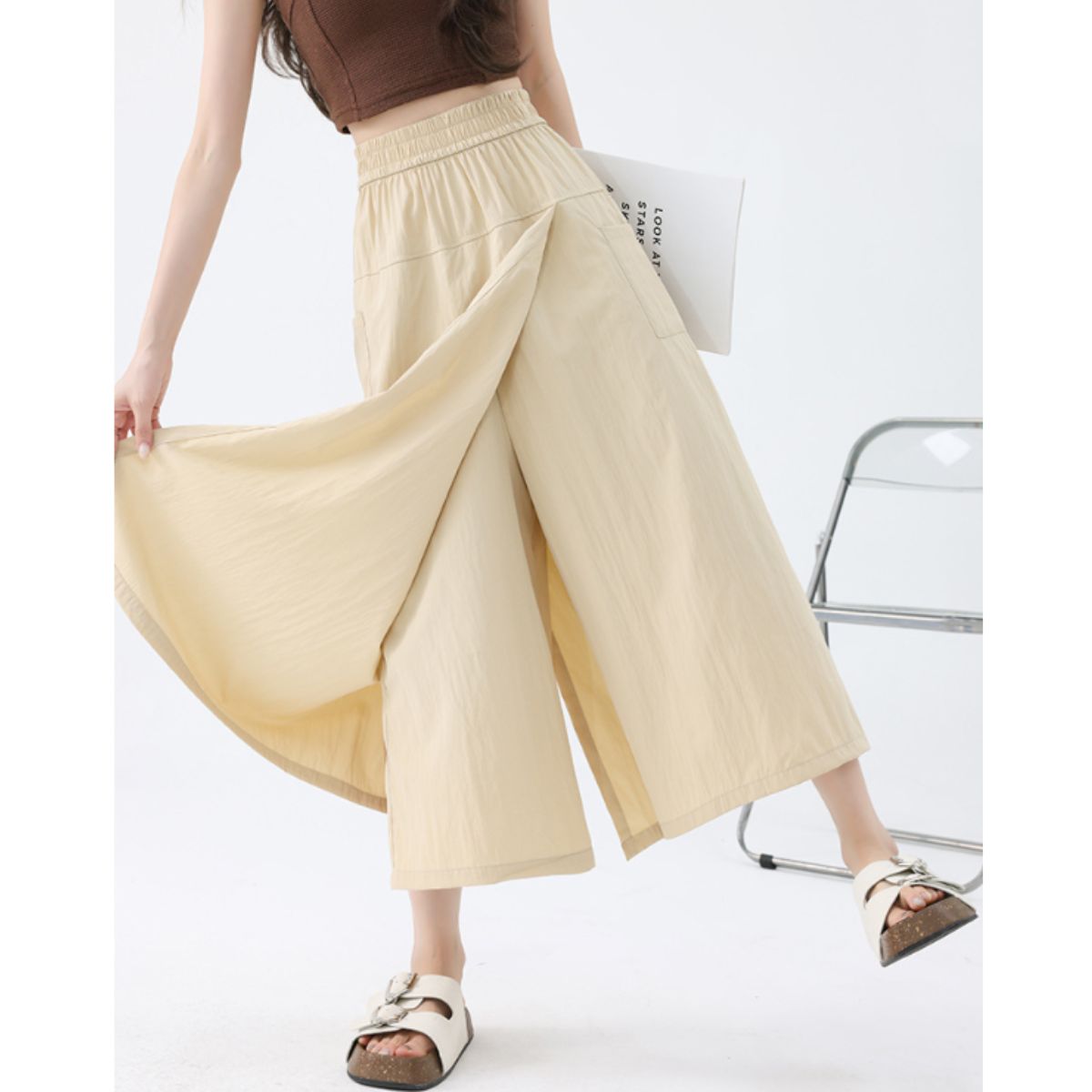 Pants/スカート風ラップガウチョ ST/No.22128