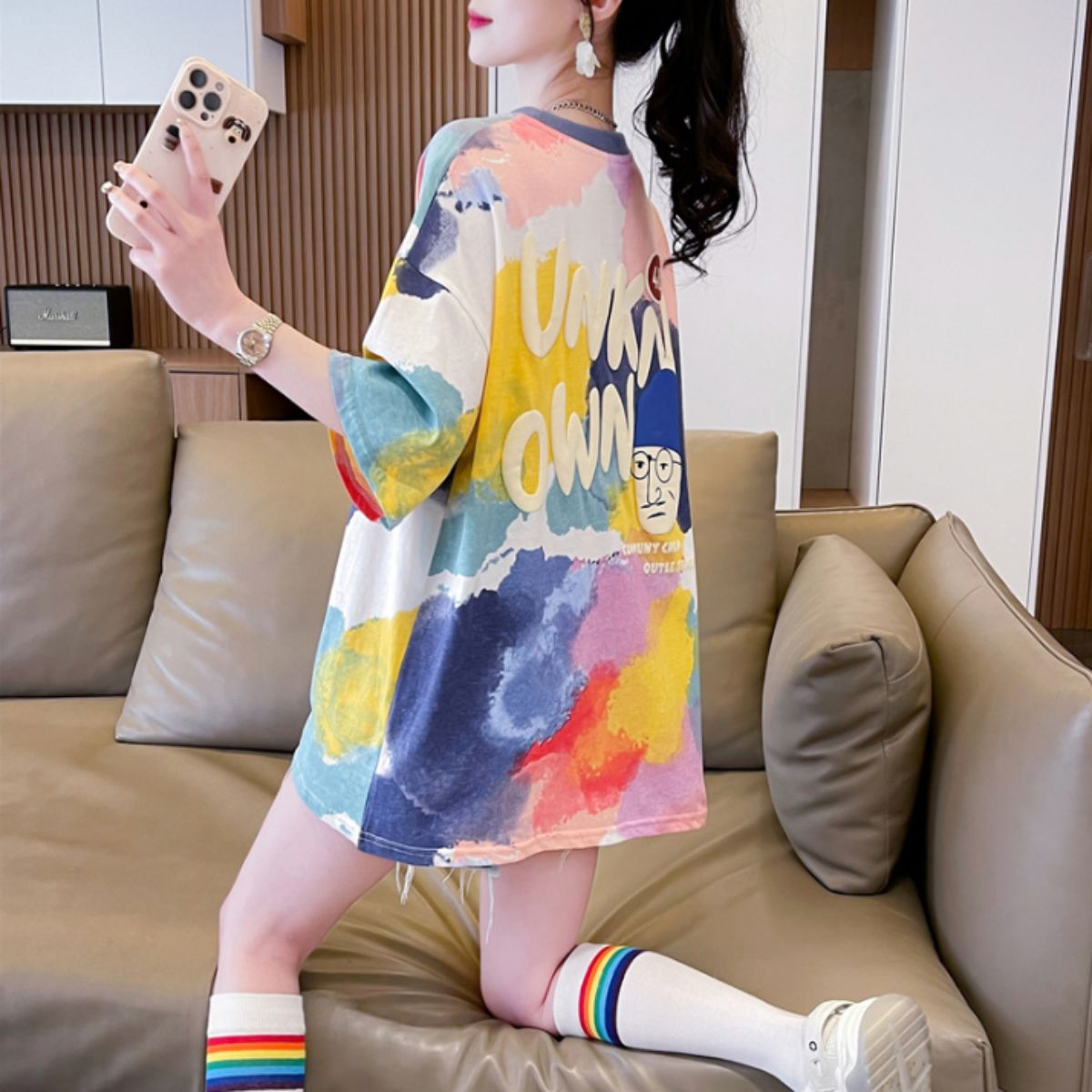 T-Shirts/水彩カラーイラストＴシャツ ST/No.22131