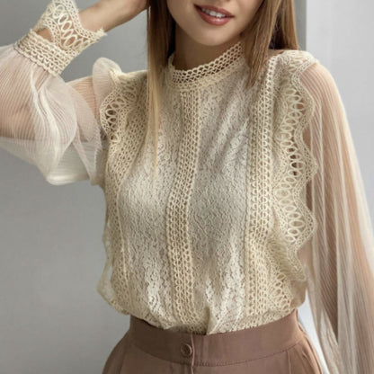 Blouse/シアースリーブレーストップス ST/No.22139