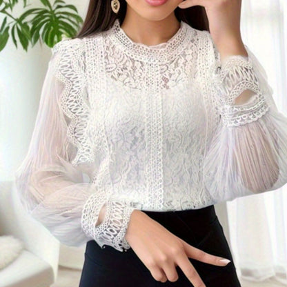 Blouse/シアースリーブレーストップス ST/No.22139