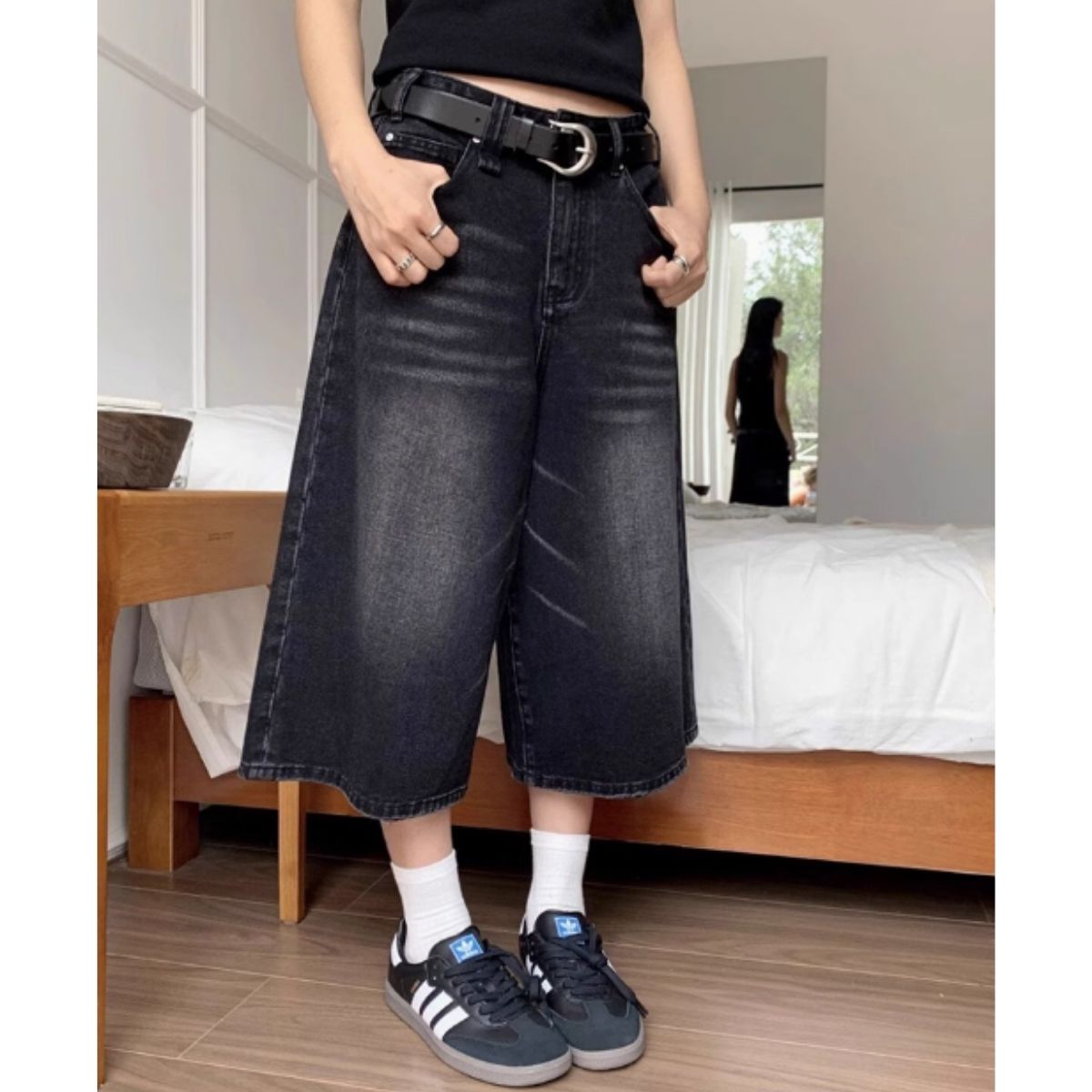 Pants/デニムガウチョパンツ ST/No.22144
