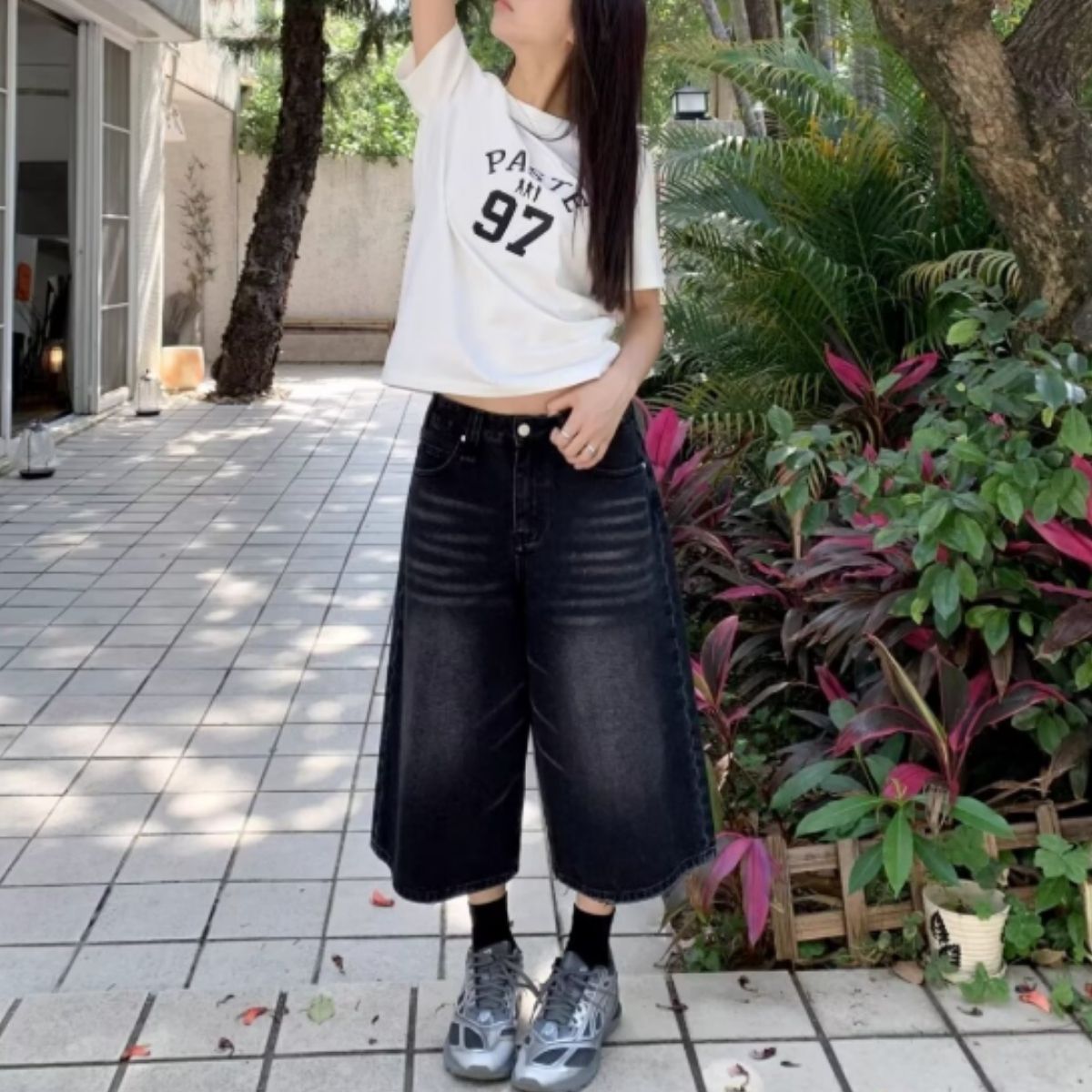 Pants/デニムガウチョパンツ ST/No.22144
