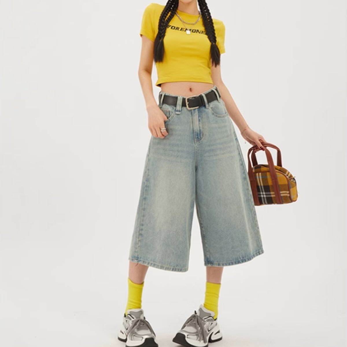 Pants/デニムガウチョパンツ ST/No.22144