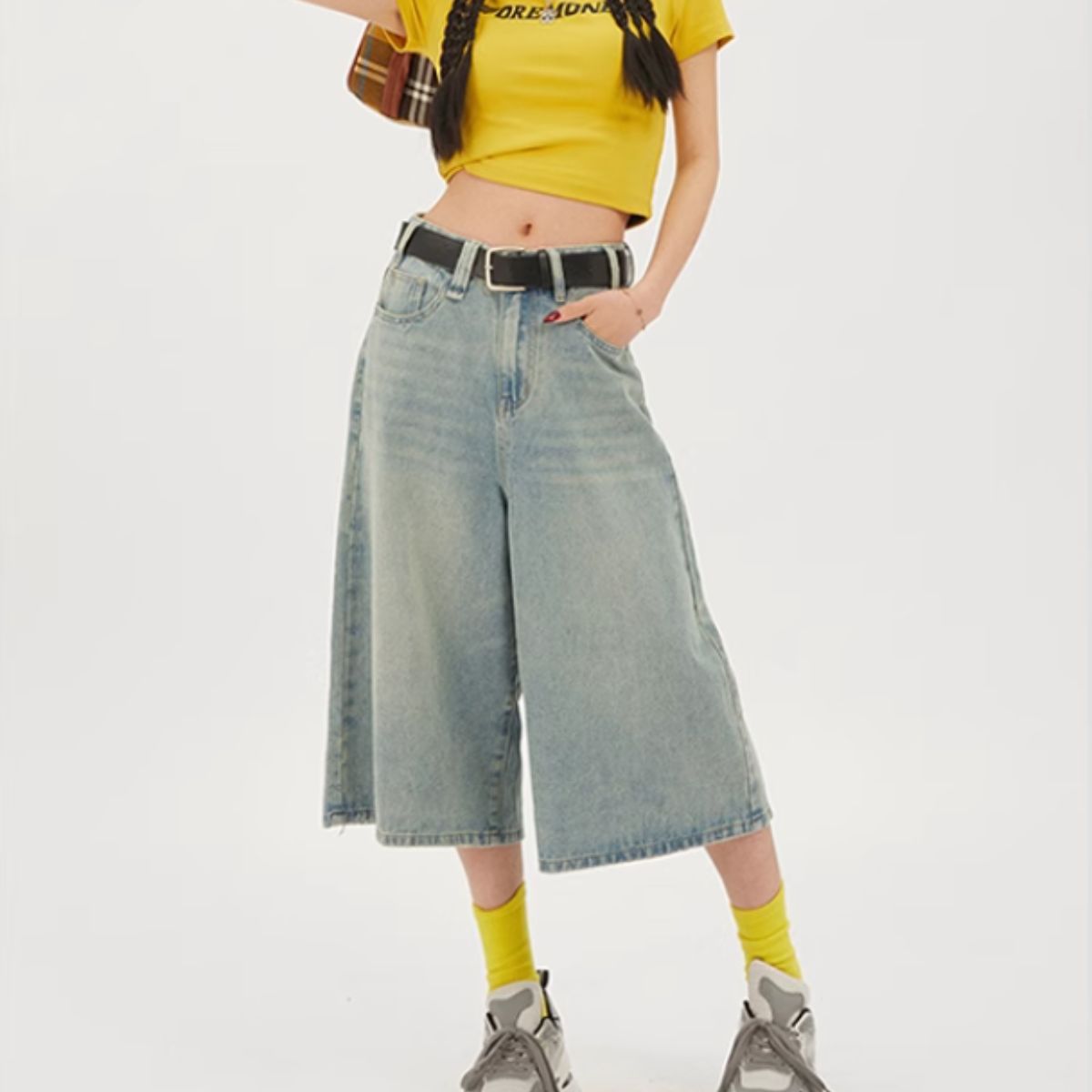 Pants/デニムガウチョパンツ ST/No.22144