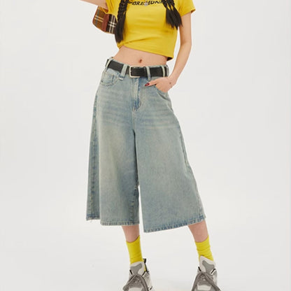 Pants/デニムガウチョパンツ ST/No.22144