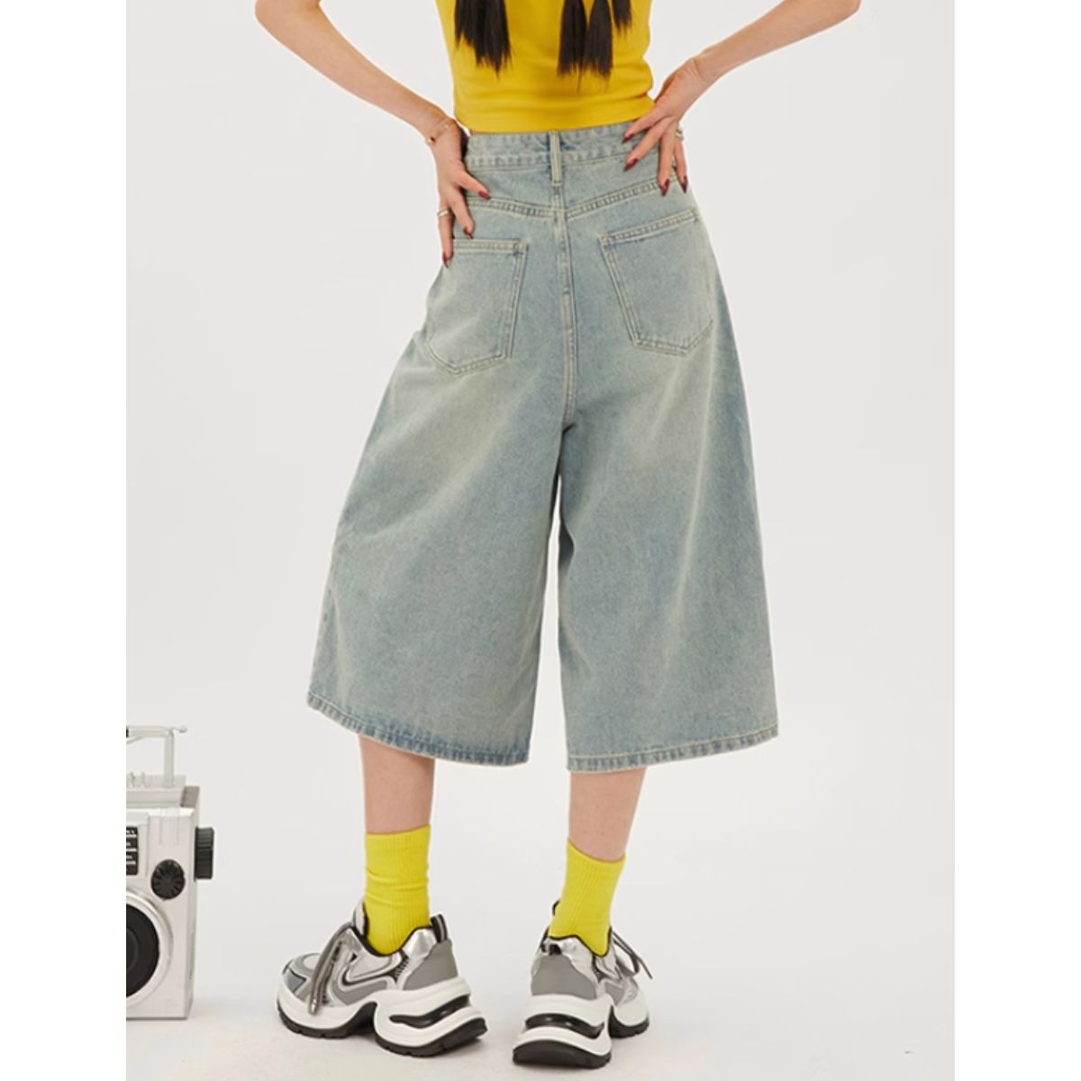 Pants/デニムガウチョパンツ ST/No.22144