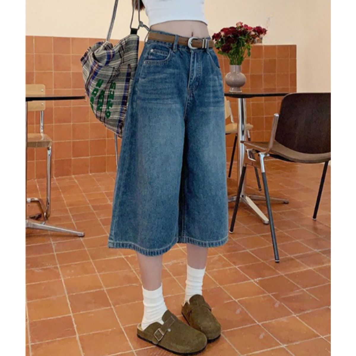 Pants/デニムガウチョパンツ ST/No.22144