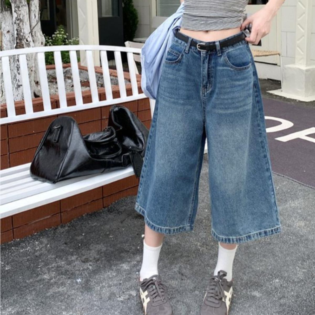 Pants/デニムガウチョパンツ ST/No.22144