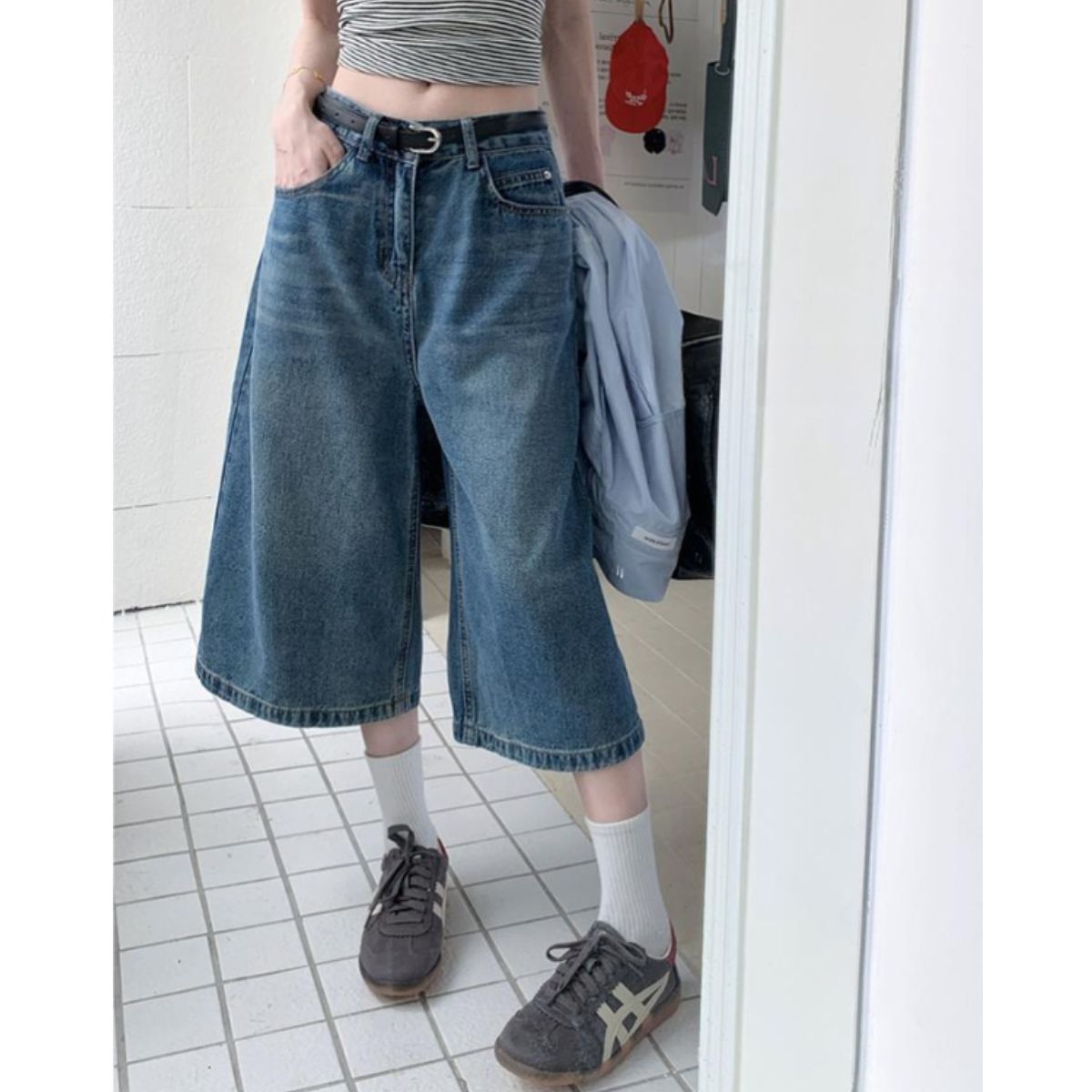 Pants/デニムガウチョパンツ ST/No.22144