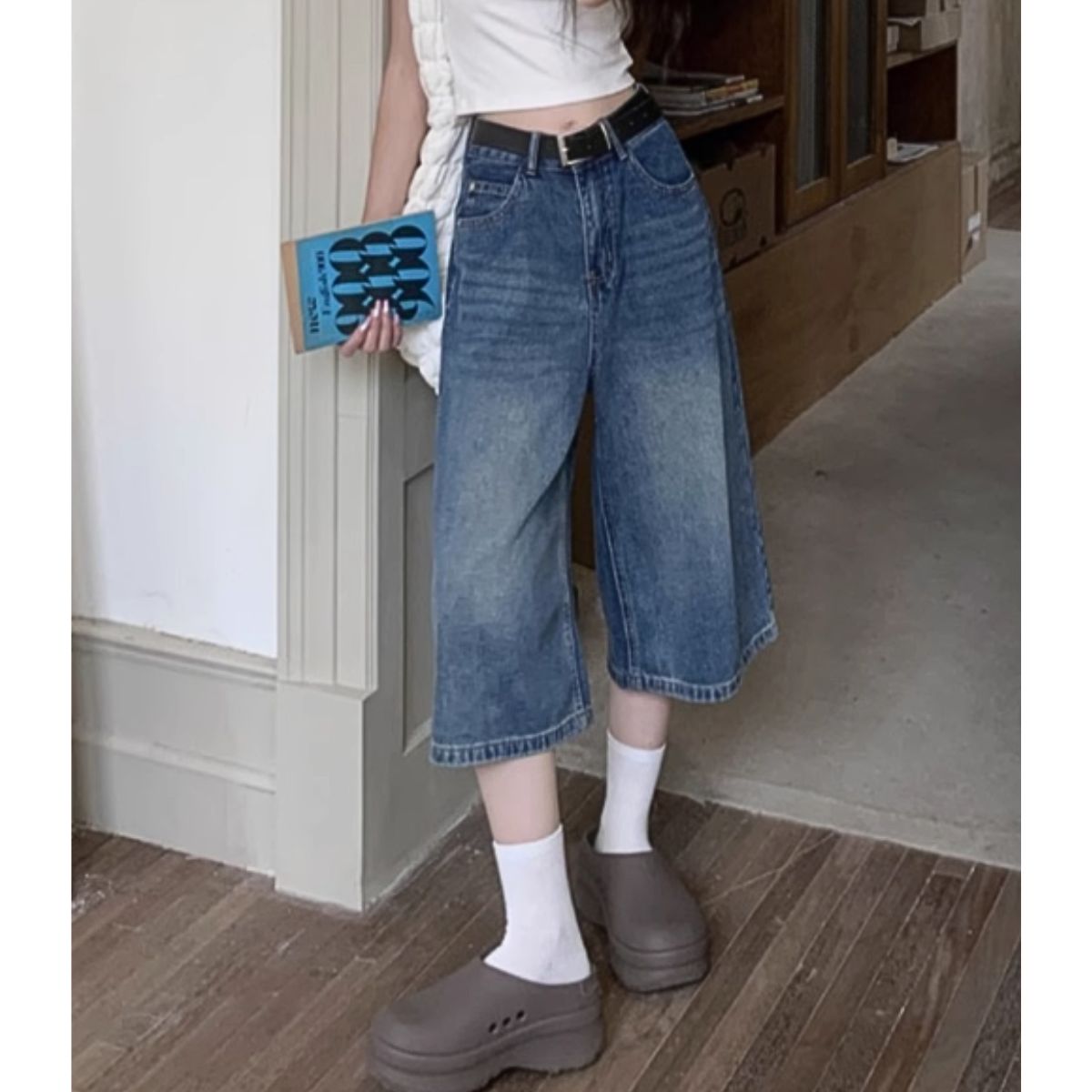 Pants/デニムガウチョパンツ ST/No.22144