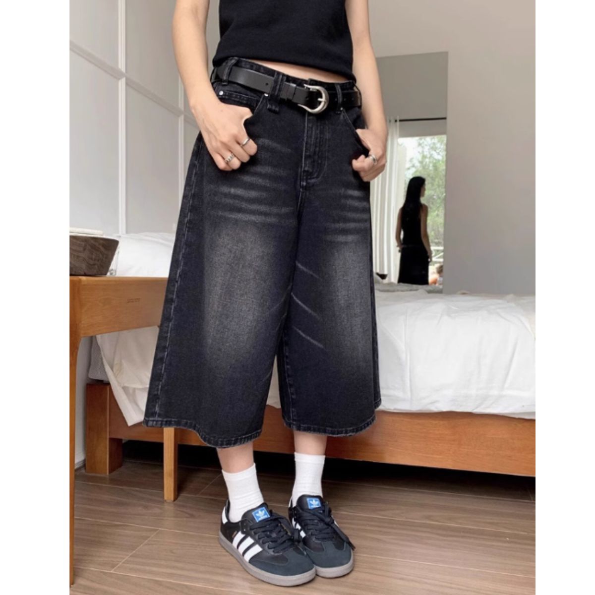 Pants/デニムガウチョパンツ ST/No.22144