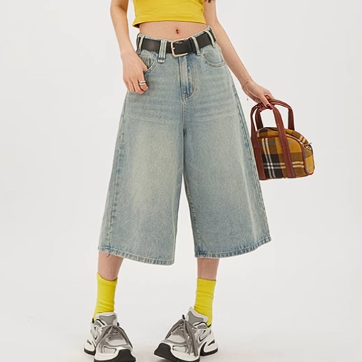 Pants/デニムガウチョパンツ ST/No.22144