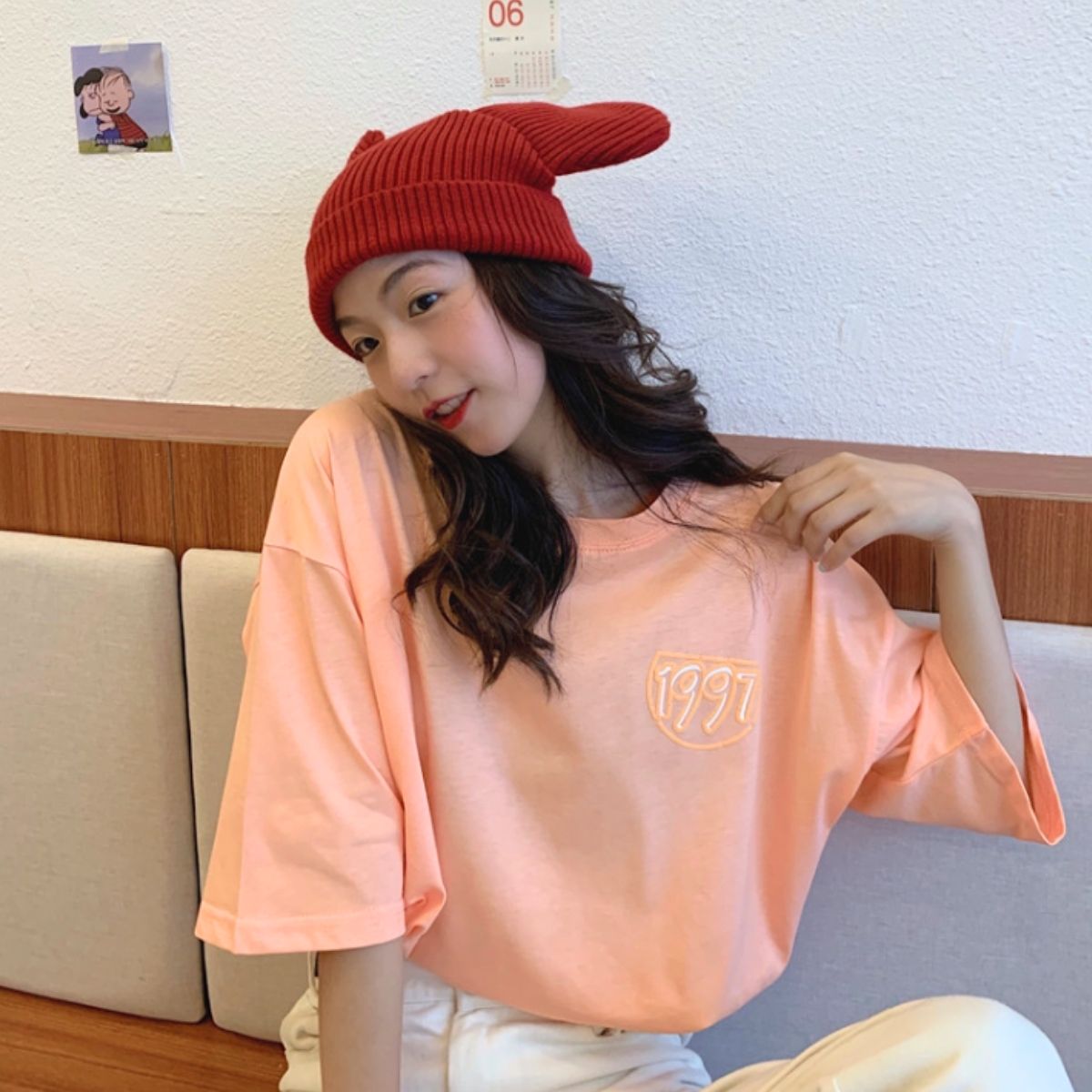 T-Shirts/ポップカラーイラストＴシャツ ST/No.22147
